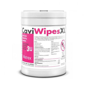 Metrex CaviWipes XL Surface Disinfectant Wipes, 66 Count, Alcohol-Based, Manual Pull Design 13-1150-1
