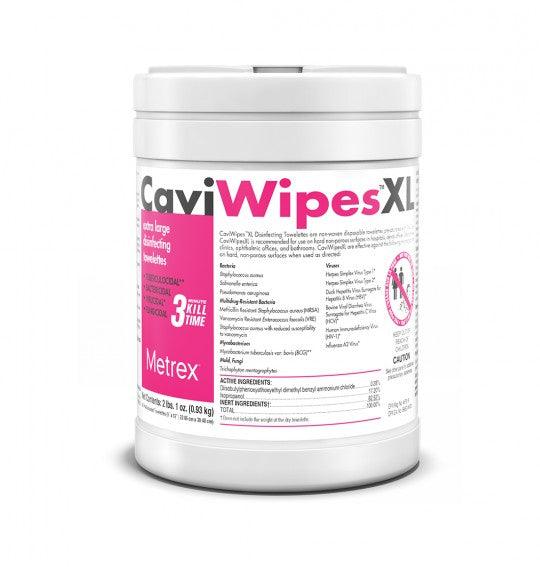 Metrex CaviWipes XL Surface Disinfectant Wipes, 66 Count, Alcohol-Based, Manual Pull Design 13-1150-1