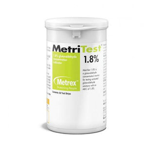 Metrex Glutaraldehyde MetriTest 60 Test Strips Bottle 10-304