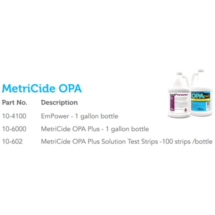 MetriCide OPA Plus 100 Test Strips | Metrex | SurgiMac
