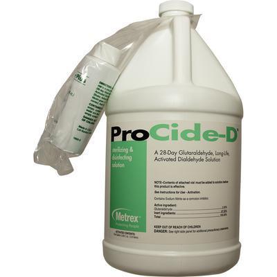 Metrex | Metrex ProCide D 2.5% Glutaraldehyde Sterilant Solution - 1 Gallon Bottle. Long life | 10-2860