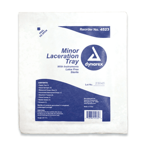 Minor Laceration Tray W/ Instruments 4523