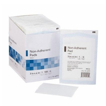 Non-Adherent Dressing Nylon / Polyester Sterile | 16-4292 | | Absorbent non-woven pad, Non-Adherent Sterile Pads | McKesson | SurgiMac