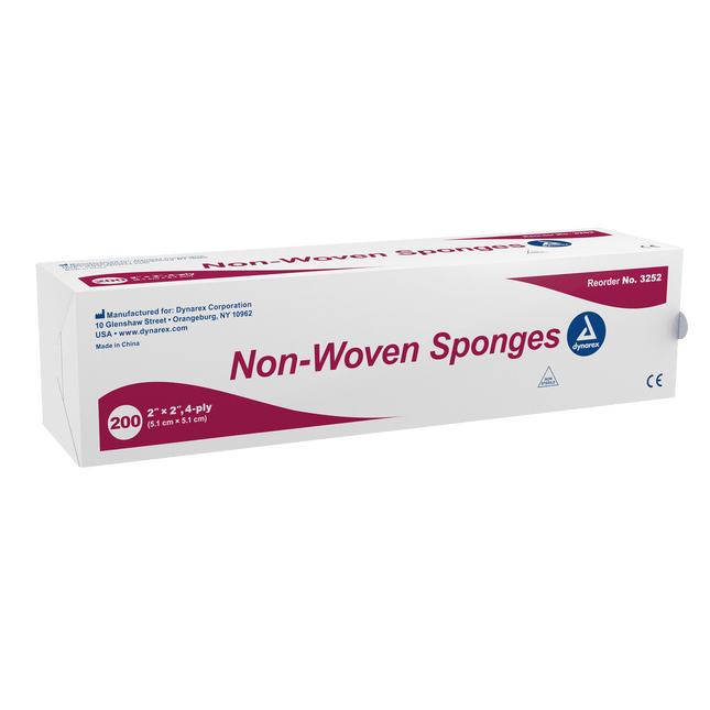 Dynarex | Non-Woven Sponges - Sterile & Non-Sterile | 3252