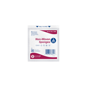 House Brand 4" x 4" 4-ply Non-Sterile Non-woven Sponges, 2000/case | SurgiMac Dental Supply