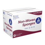 House Brand 4" x 4" 4-ply Non-Sterile Non-woven Sponges, 2000/case | SurgiMac Dental Supply