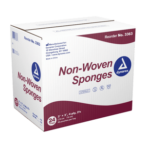 House Brand 4" x 4" 4-ply Non-Sterile Non-woven Sponges, 2000/case | SurgiMac Dental Supply