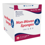 House Brand 4" x 4" 4-ply Non-Sterile Non-woven Sponges, 2000/case | SurgiMac Dental Supply