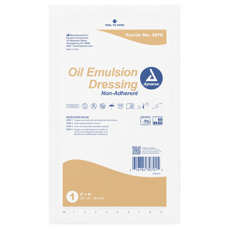 Oil Emulsion Dressings 3067