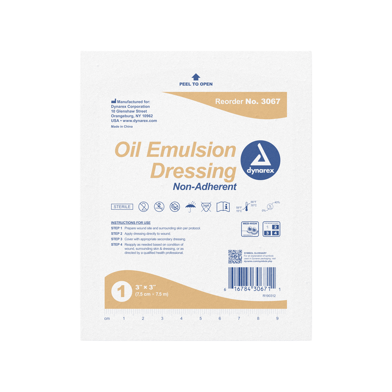 Oil Emulsion Dressings 3067