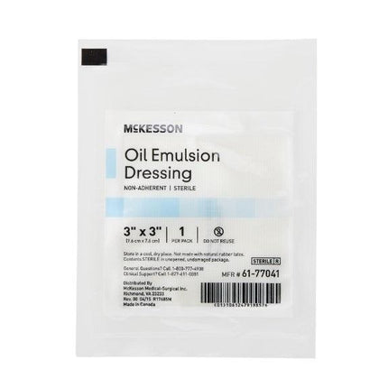 Oil Emulsion Impregnated Dressing Acetate Gauze USP White Petrolatum / Mineral Oil Sterile | McKesson | SurgiMac