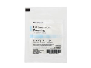 Oil Emulsion Impregnated Dressing Acetate Gauze USP White Petrolatum / Mineral Oil Sterile 61-77041
