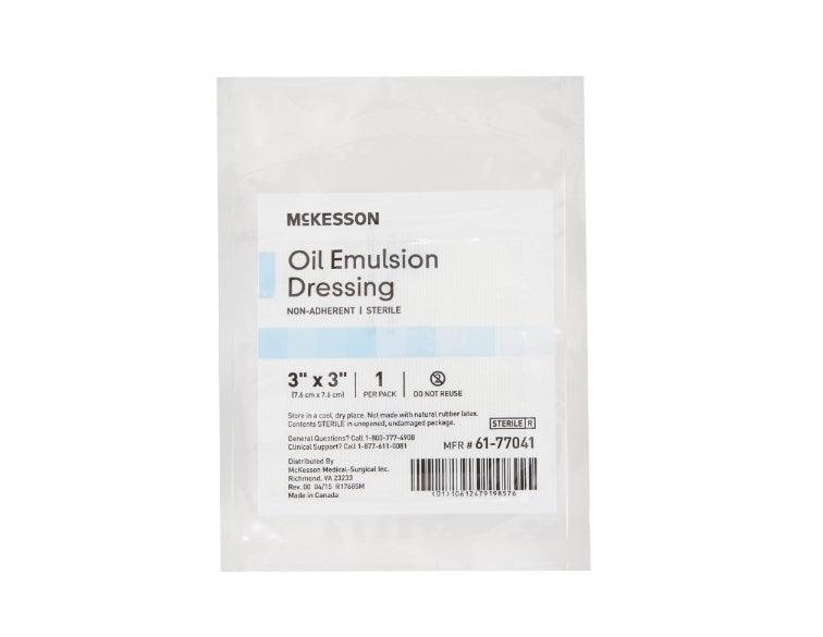Oil Emulsion Impregnated Dressing Acetate Gauze USP White Petrolatum / Mineral Oil Sterile 61-77041