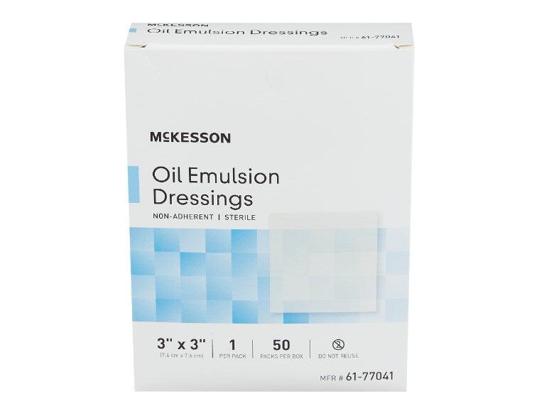 Oil Emulsion Impregnated Dressing Acetate Gauze USP White Petrolatum / Mineral Oil Sterile 61-77041