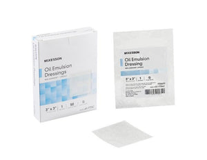 Oil Emulsion Impregnated Dressing Acetate Gauze USP White Petrolatum / Mineral Oil Sterile 61-77041