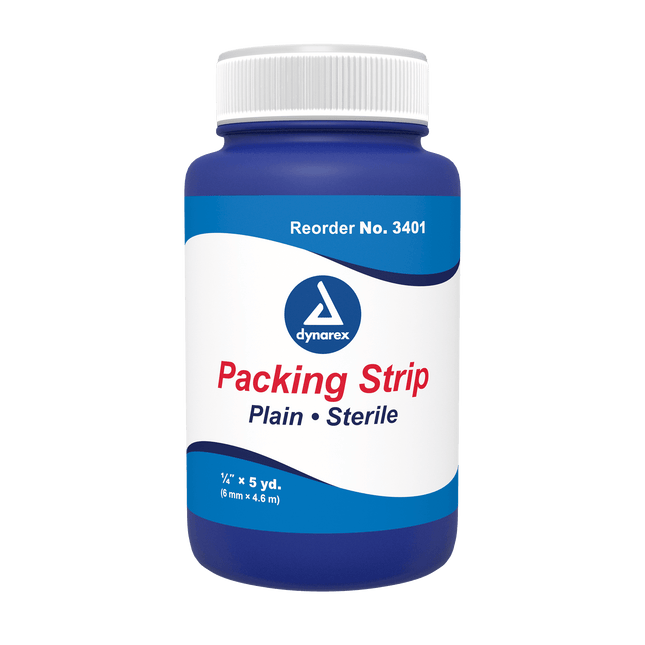 Dynarex | Packing Strips - Plain & With Iodoform | 3401