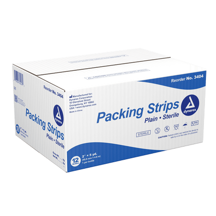 Packing Strips - Plain & With Iodoform | Dynarex | SurgiMac