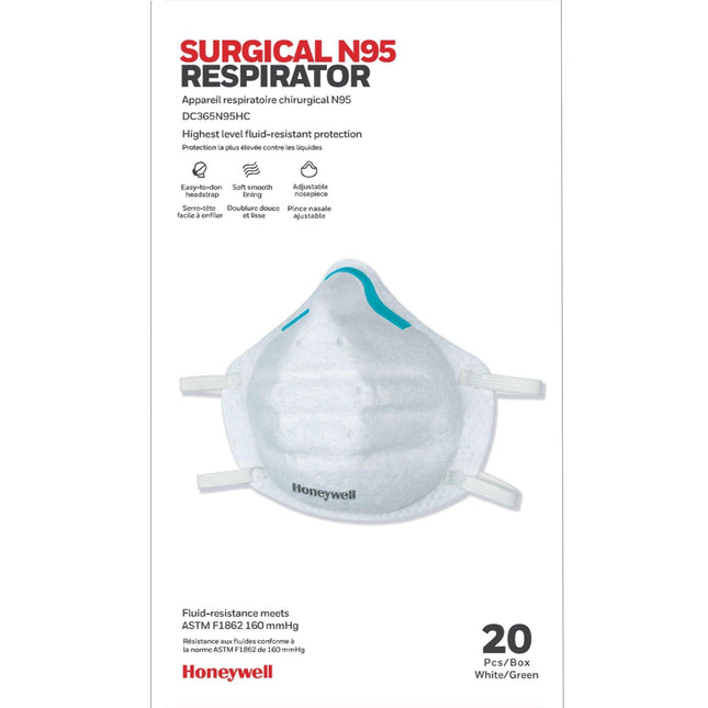 Honeywell | N95 Surgical Respirator by Honeywell - DC365 | DC365N95HC