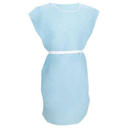 Patient Exam Gown 2X-Large Blue Disposable | McKesson | SurgiMac
