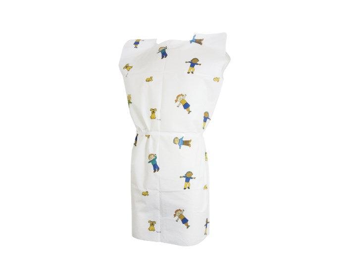 Patient Exam Gown Medium Kid Design Disposable 18-981636