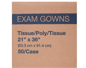 Patient Exam Gown Medium Kid Design Disposable 18-981636