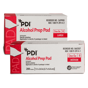 PDI Alcohol Prep Pads Sterile, Large - 2.5 x 3 Inch, C69900 C69900-1