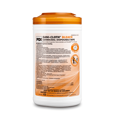 Sani-Cloth Bleach Surface Disinfectant Cleaner Premoistened Germicidal Wipe
