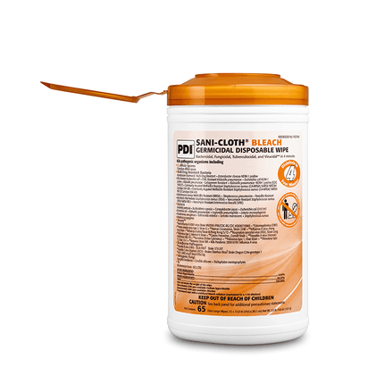 Bleach Disinfectant Wipes by PDI - X-Large Size, Case of 6 Canisters | P25784 | | Disinfecting Wipes | PDI | SurgiMac