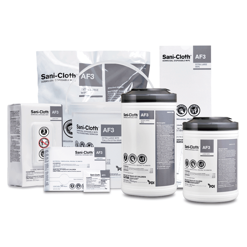 PDI Sani-Cloth AF3 Surface Disinfectant Cleaner Premoistened Germicidal Wipe | P13872 P13872-1