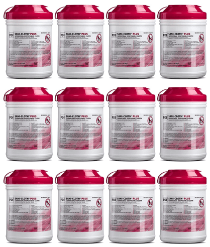 PDI Sani-Cloth Plus - Large Germicidal Disposable Wipes, Q89072 Q89072