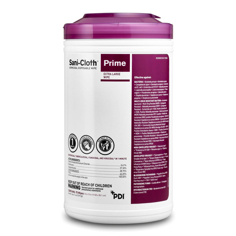 Sani-Cloth Prime Disinfectant Wipes by PDI - Kills COVID-19 P24284