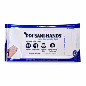 Hand Sanitizing Wipes Sani-Hands Ethyl Alcohol Wipe Soft Pack P71520-1