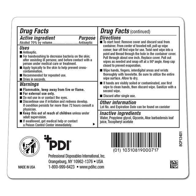 PDI Sani-Hands Instant Hand Sanitizing Wipes, P13472 P13472-1