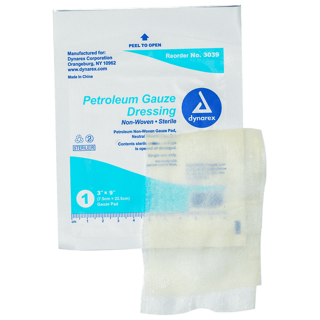 Dynarex | Petroleum Gauze: Ideal for Wound Care & Protection - SurgiMac | 3039