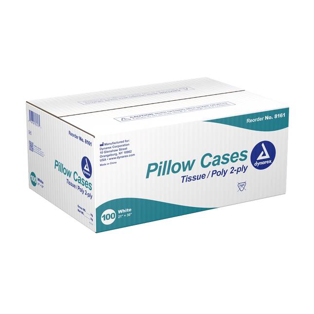 Dynarex | Pillow Cases - TP 2-Ply, White, 21" X 30" | 8161