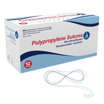 Polypropylene Sutures-Non Absorbable-Synthetic Blue, 5-0,C3 Needle - 18in 9119