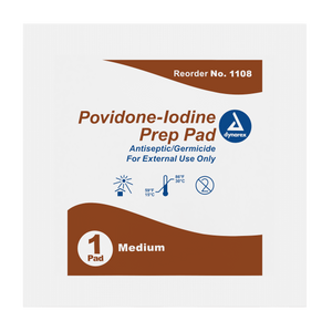 Povidone-Iodine Prep Pad - Medium 1108