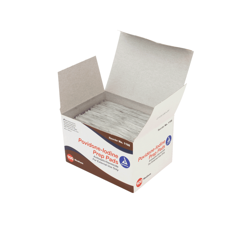 Povidone-Iodine Prep Pad - Medium 1108