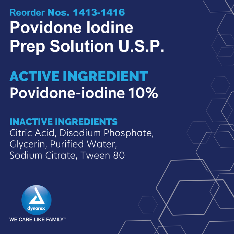 Povidone Iodine Prep Solutions 1413