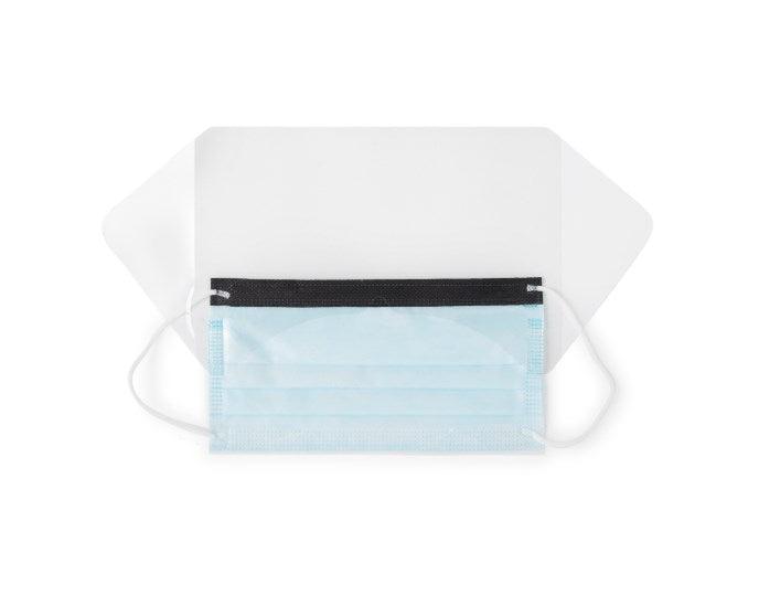 Procedure Mask with Eye Shield Anti-fog Pleated Earloops One Size Fits Most NonSterile ASTM Level 3 Adult 91-2602
