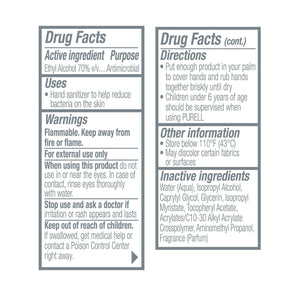 Purell Pump Bottle Mini Hand Sanitizer 2 oz. 9606-24