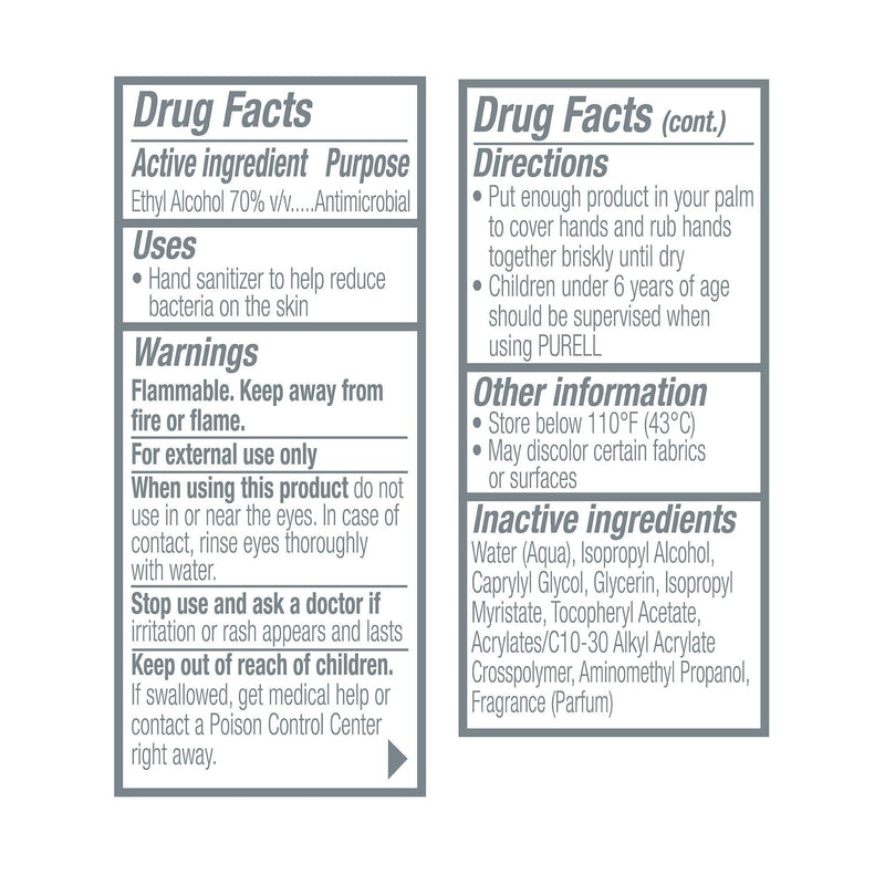 Purell Pump Bottle Mini Hand Sanitizer 2 oz. 9606-24
