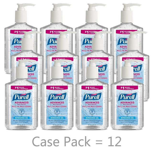 GOJO | Purell Advanced Instant Mini Hand Sanitizer 8 oz | 9652-12