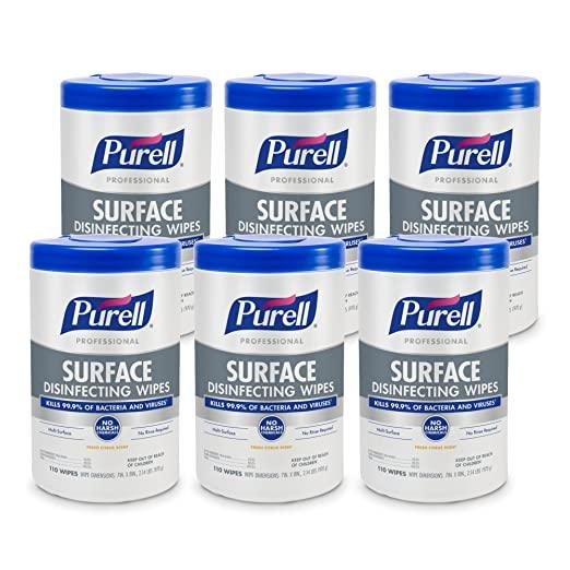 Purell Professional Surface Disinfectant Wipes 110 Count 9342-06