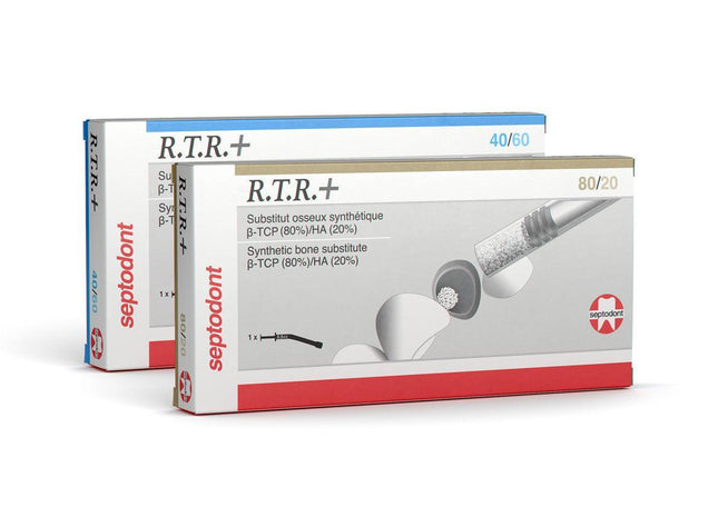 Septodont | Septodont R.T.R. Membrane - RTR+ 80/20 Biphasic Bone Grafting Material, 0.5cc Syringe | 01S0530