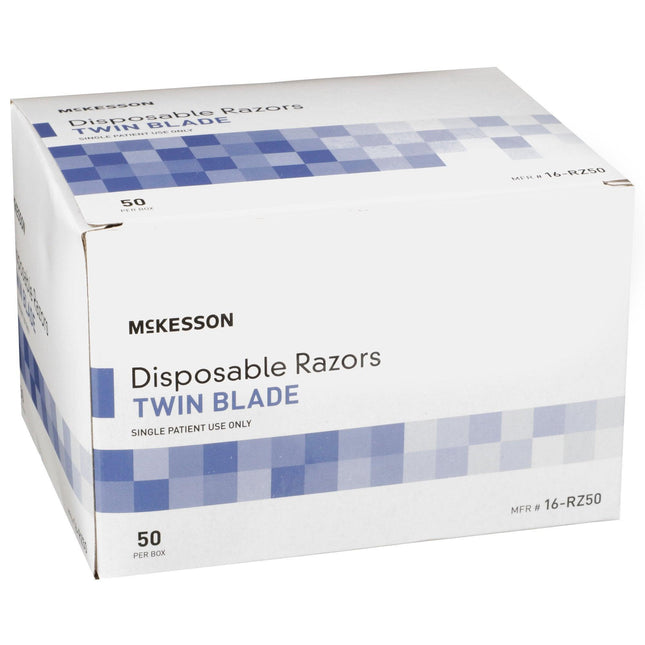 McKesson | Razor McKesson Twin Blade Disposable | 16-RZ50