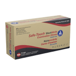 Safe-Touch Black Nitrile Exam Gloves, Powder-Free 2524