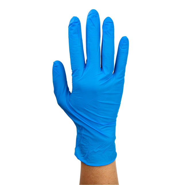 Safe-Touch Blue Nitrile Exam Gloves, Powder-Free | 2511 | Dynarex | SurgiMac