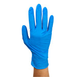 Safe-Touch Blue Nitrile Exam Gloves, Powder-Free 2511