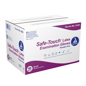 Safe-Touch Latex Exam Gloves - Powder-Free 2336